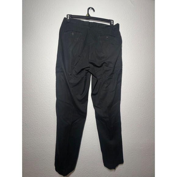 Polo Ralph Lauren Prospect Pant Mens 33x32 Black Cotton Chino Flat Front Trouser - Picture 7 of 9